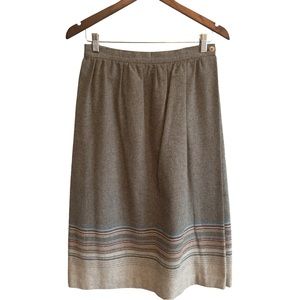 Vintage: Rosecrest by Hudson Toronto Wool Blend Midi Skirt